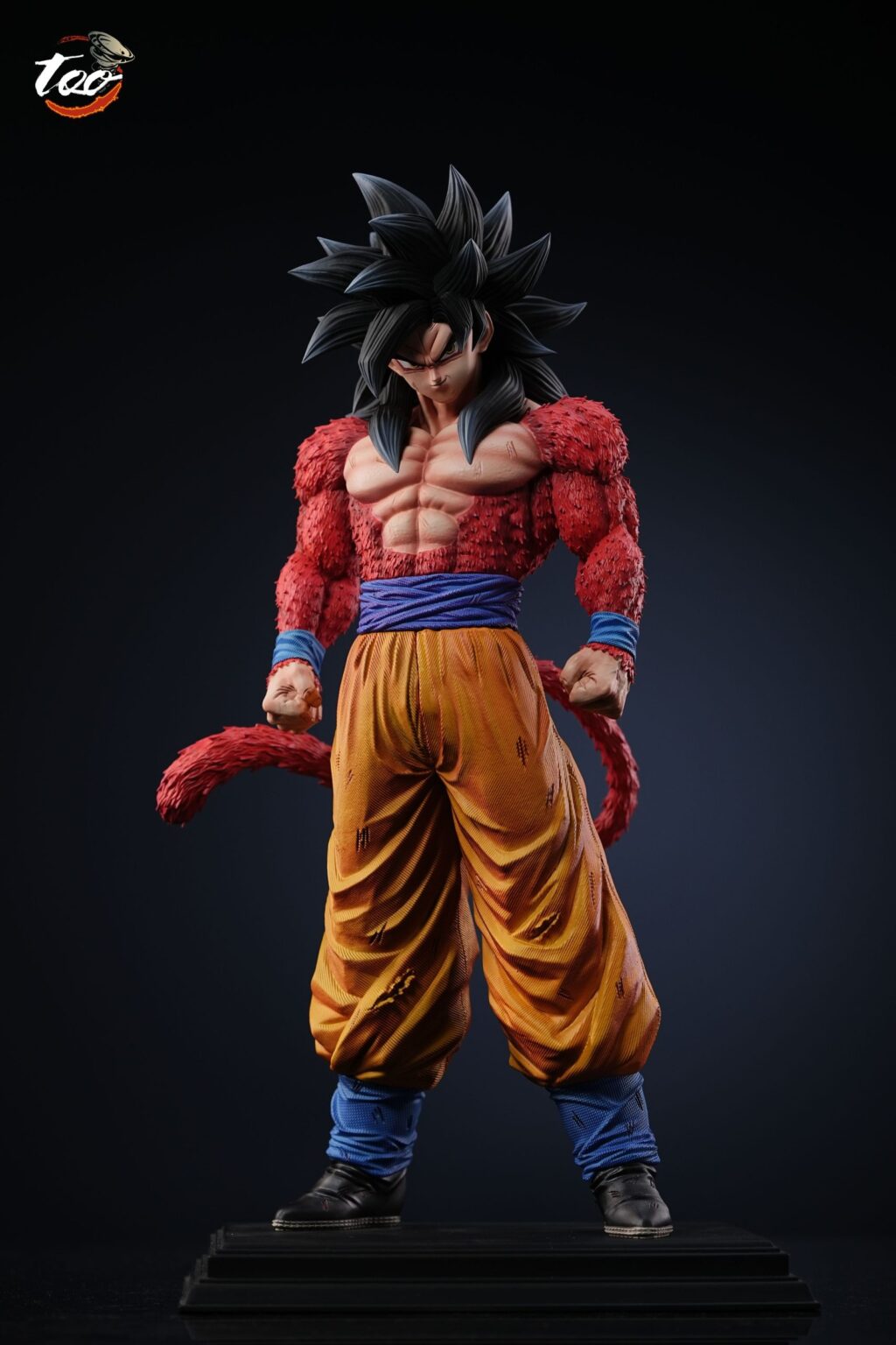 Figurine Son Goku Ssj4 Dragon Ball Heroes - 43cm - Statuette PVC Manga - Neuve
