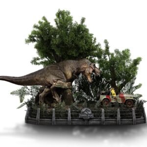Jurassic Park - T- Rex Chasing Scene - Iron