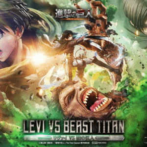 Attack on Titan - Levi vs Beast Titan - Prime 1 studio