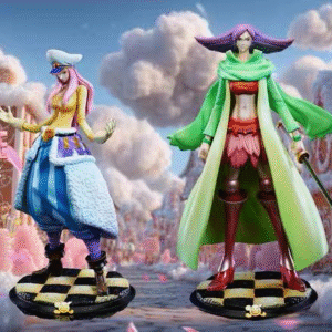 One Piece - Marble & Angel - Black