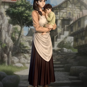 Attack on Titan - Carla & Eren Yeager - Model Power