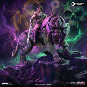 Masters of the Universe - He Man and Battle Cat - Iron