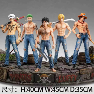One Piece - Luffy x Zoro x Sanji x Ace x Law - Black Dragon